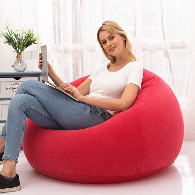 源头工厂 红色植绒充气懒人沙发便携户外家用球形沙发椅野营家具,电子元器件市场,电线扎带/束线带,淘宝优惠券,粉丝福利购,淘宝优惠卷