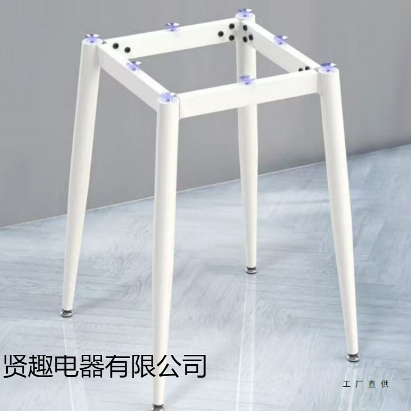 小茶几岩板桌脚架圆桌腿支架方桌腿底座玻璃台面支撑石英石桌架子