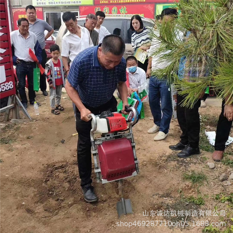 苗木移栽手提式挖树机厂家 汽油便携挖树机 花圃苗木移栽机
