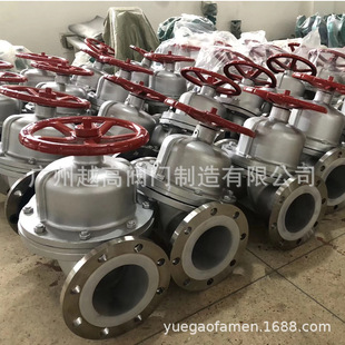 屋式 F46 法兰铸钢阀门 G41J 304不锈钢铸钢衬胶衬氟隔膜阀截止阀