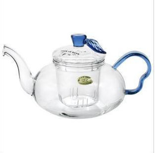 韩式玻璃壶奇高玻璃茶具晶采欧式南瓜壶CK-023AB花草茶壶泡茶壶