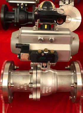 气动快速切断球阀 Q641F-16C DN250 固定法兰球阀 气动高平台球阀