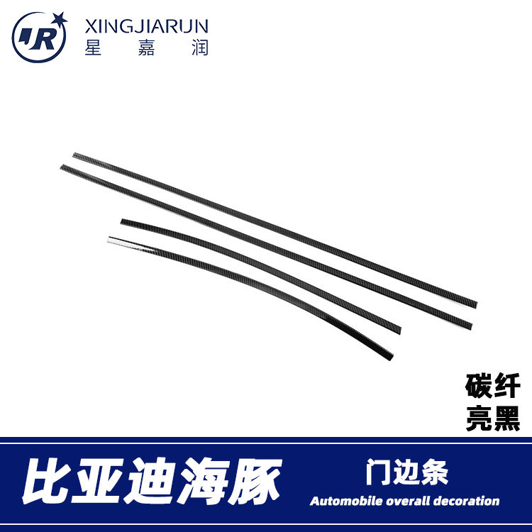 适用于比亚迪海豚门边条车身饰条亮片防擦防刮饰条贴汽车改装配件