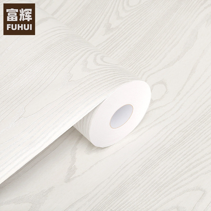 洒银木纹自粘加厚防水翻新墙纸