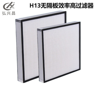弘兴昌铝框不锈钢隔板过滤器