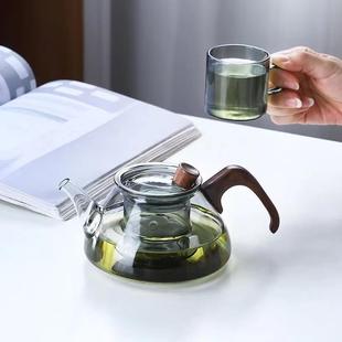 耐高温单壶家用养生喝茶茶具套装 玻璃泡茶壶电陶炉茶炉煮茶器日式