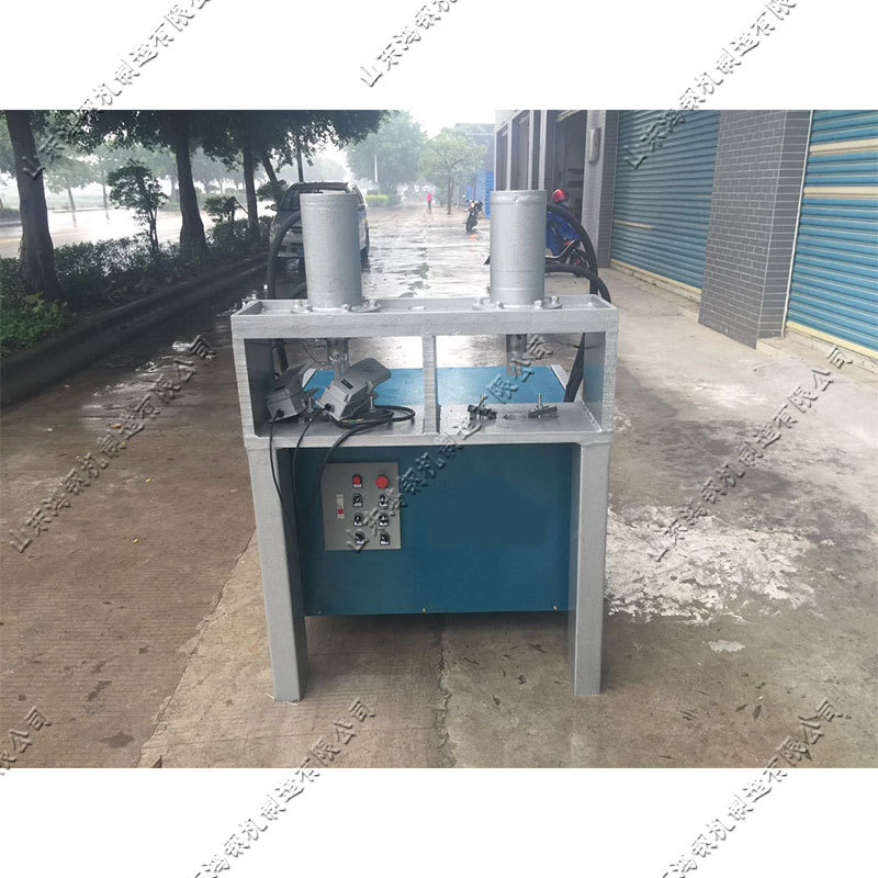 液压管材打孔机铁艺圆管冲弧机全自动护栏枪尖一次成型机