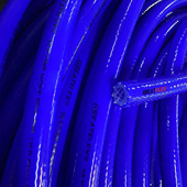 GREATFLEX内径16mm夹线蓝色蒸汽软管加厚编织硅胶管工厂BP20