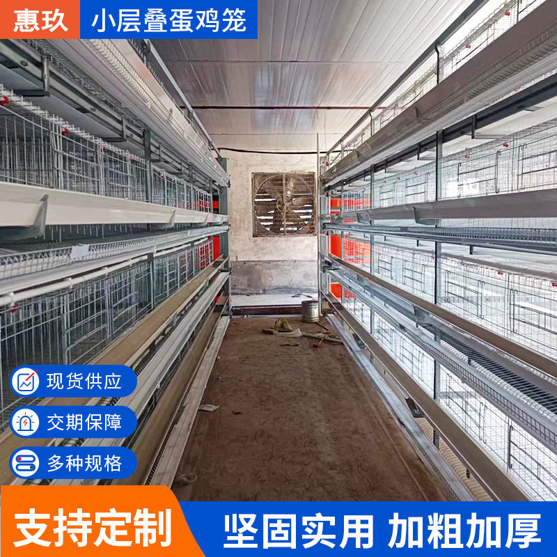 鸡笼子鸡舍养殖小层叠全自动蛋鸡笼喂料鸡舍自动捡蛋集蛋鸡笼设备