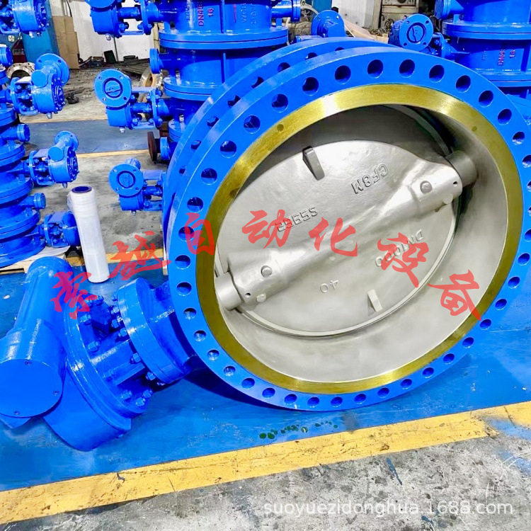 索越D941X-16Q DN400开关型电动法兰式蝶阀 软密封 中线性结构