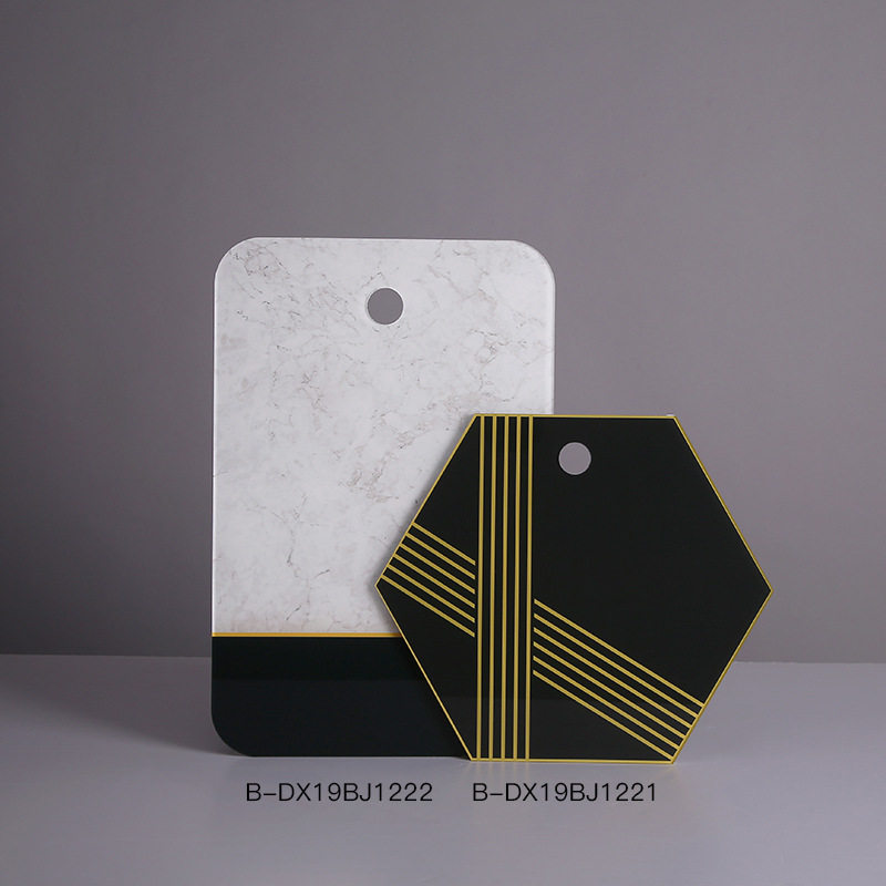 大千新品抽象系列砧板摆件亚克力工艺品家居装饰摆件软装饰品几何