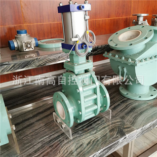 损气动陶瓷双闸板阀 GZ644TC-10C  DN65