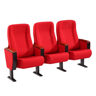 礼堂椅多媒体教室报告厅椅带写字板 剧院联排椅影院座椅配件厂家