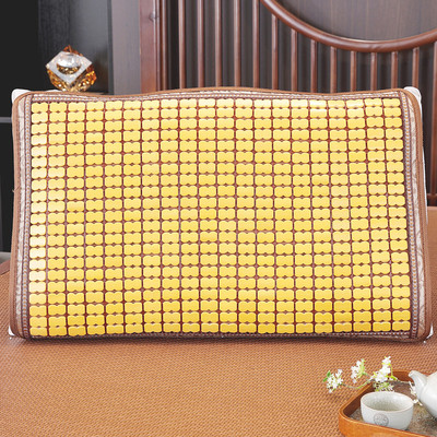 夏季麻将枕头片枕套竹子竹垫夏天竹席床头枕片凉垫单人双人枕头垫