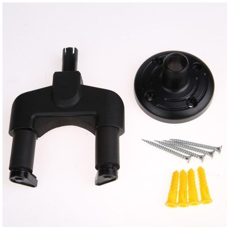 1 Set Electric Guitar Wall Hanger Holder Stand Rack Hook Mou
