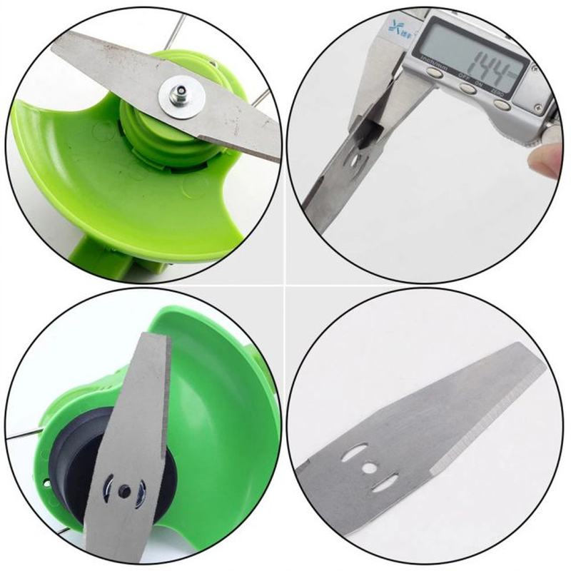Metal Grass String Trimmer Blades Lawn Mower Replacement Tri