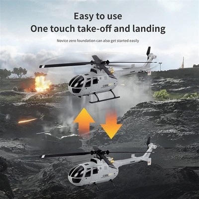 C186 2.4G RC Helicopter 4 Propellers 6 Axis Electronic Gyros