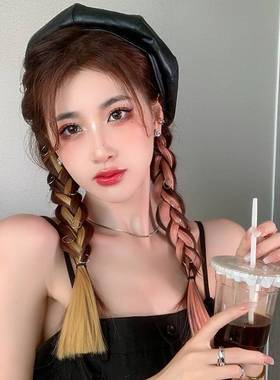 Hair accessories hanging ear dye foggy hair clip hairpiece h