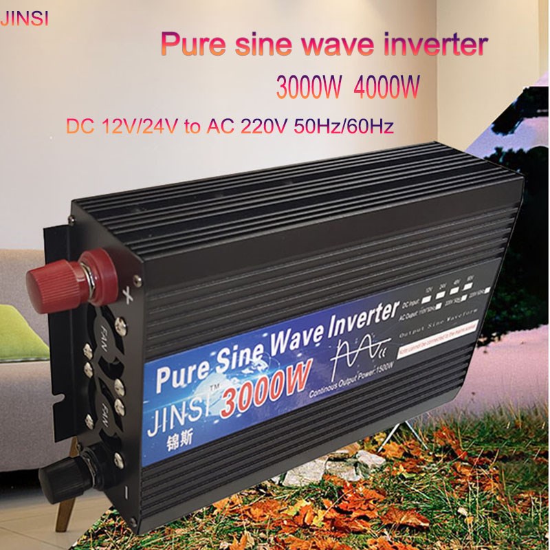 Pure Sine Wave Inverter 3000w 4000w 12V /24V 220V Voltage ra