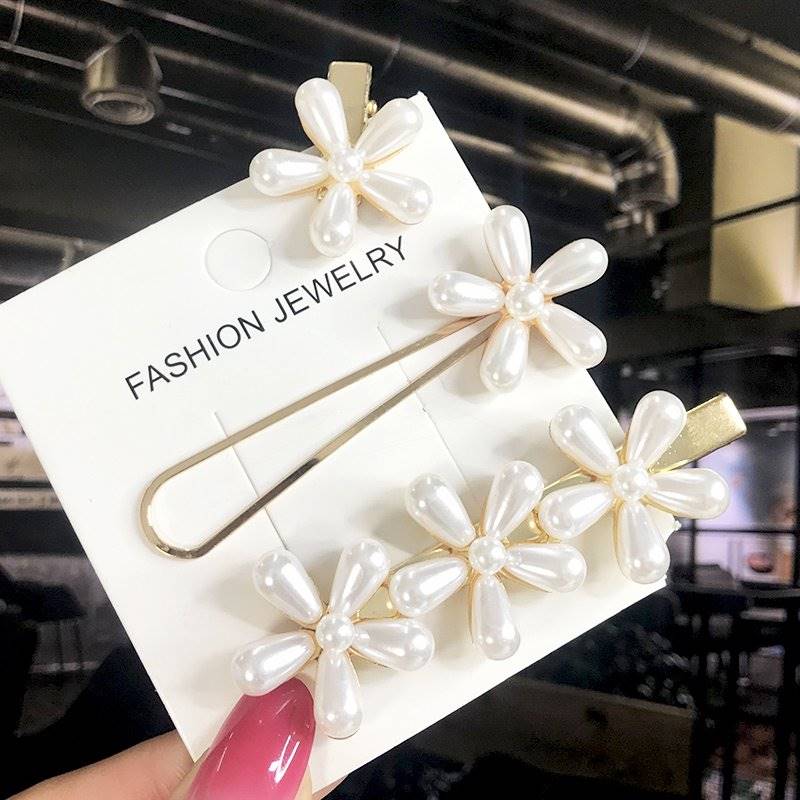 newNew Fashion 34pcs Set Pearl Hair Clip For Women Korean