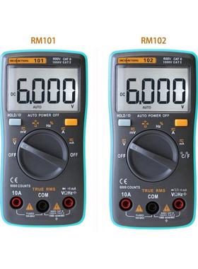 Digital Multimeter Tester RM102 101 409B Multimetro DC AC Vo