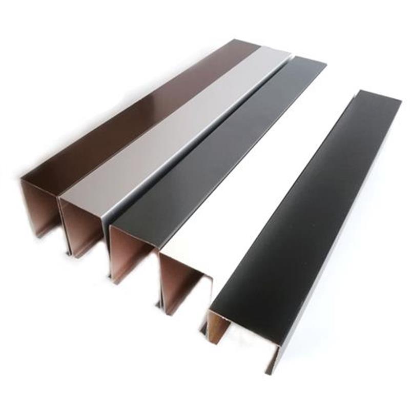 新品滚涂c木纹c铝方f通悬吊式天花板方管隔断u型弧H形铝方通格栅