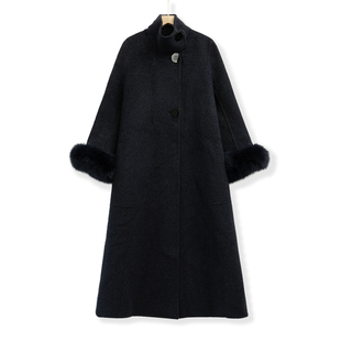 花花推荐 353 冬季 毛呢大衣1435 9731 保暖长款