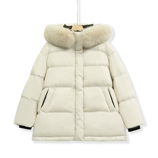 花花推荐 354 冬季 毛领帽羽绒服4971 A125 时尚