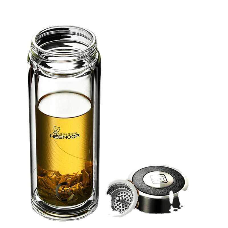 银离子水杯双层玻璃杯男女士家用杯子泡茶杯官方旗舰店日用百货杯