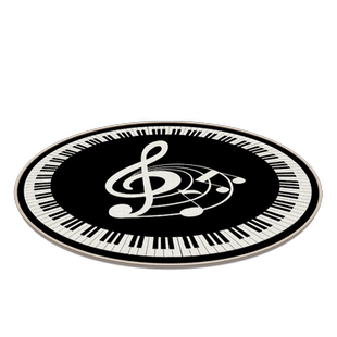 架子鼓专用隔音地毯圆形减震防滑地垫家用钢琴电子鼓消音静音垫子