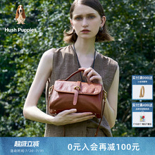 暇步士女包2025新款复古邮差包植鞣牛皮大容量上班通勤手提包女