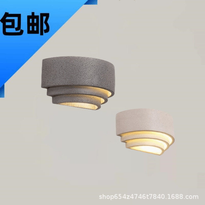 水泥水磨石户外防水装饰壁灯