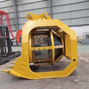 挖机筛分斗多功能洗沙斗装载机筛分铲斗泥沙洗沙斗
