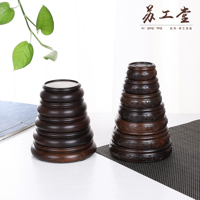黑檀套装圆底座  实木圆形托架摆件花瓶花盆景鱼缸底座  厂家直销,电子元器件市场,电线扎带/束线带,淘宝优惠券,粉丝福利购,淘宝优惠卷
