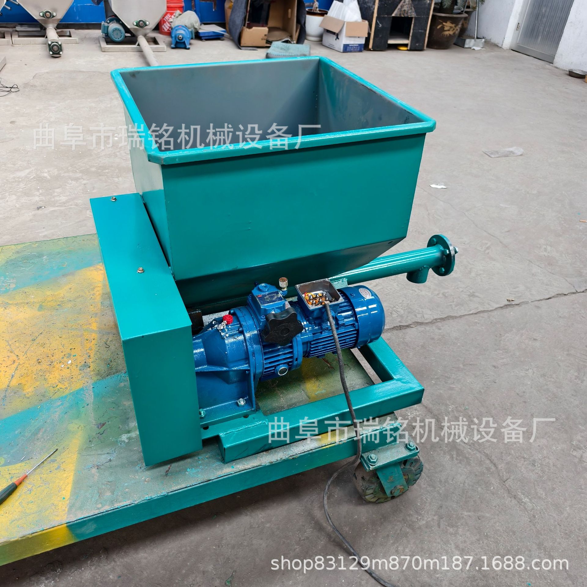 60MM管径 加大料仓炭黑粉螺旋加粉机 TGFF粘合剂调速微型加粉机