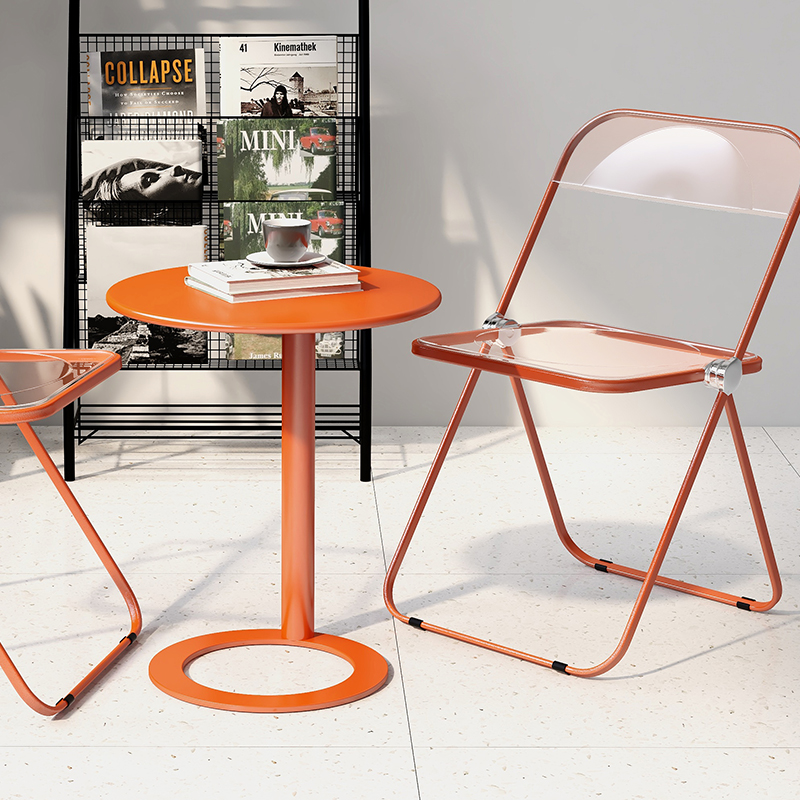 网红沙发边几角几奶茶甜品店咖啡厅阳台小圆桌迷你茶几床头边桌子