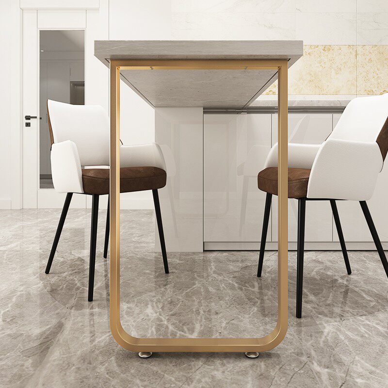 可定制铁艺圆弧形桌腿支架吧台搭边脚桌架书桌餐台脚橱柜支撑底座