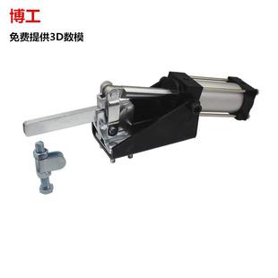 气压夹气动固定快速夹钳工装 夹具自动化气缸夹紧器CH 10249