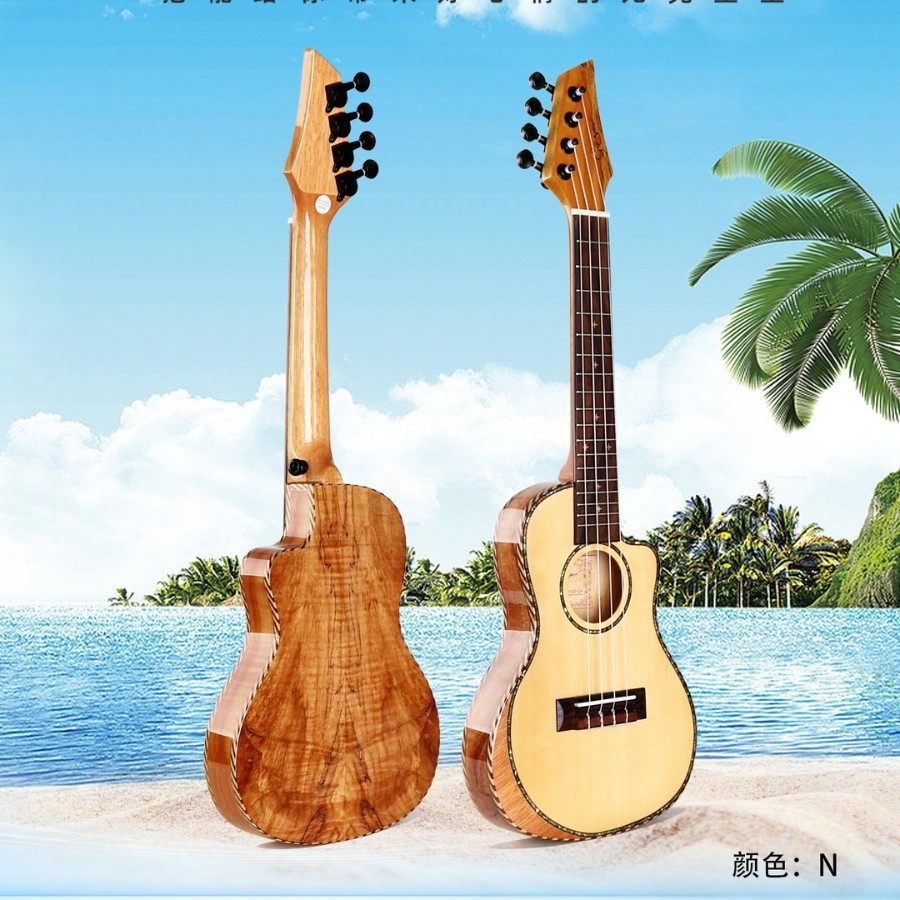 新款薄桶单板尤克里里 24寸斜面护手小吉他云杉朽木 玫瑰木ukule,鲜花速递/花卉仿真/绿植园艺,其它园艺用品,淘宝优惠券,粉丝福利购,淘宝优惠卷