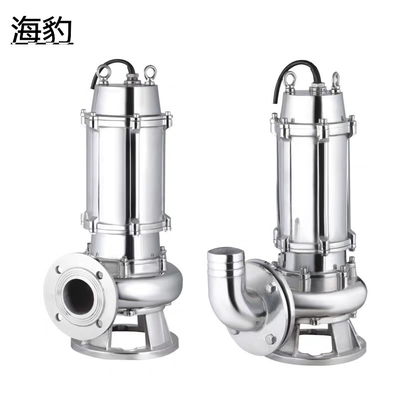 3KW不锈钢潜水泵 体积小重量轻 3000w污水泵高扬程三相潜水电泵