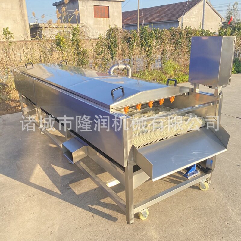 厂家供应果蔬毛辊清洗机 海蛎子清洗机 高压喷淋洗蚝机 产量高
