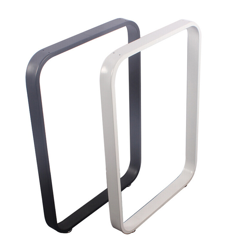 圆弧形吧台架单边桌架支架腿办公桌架书桌餐台脚铁艺金属支撑架