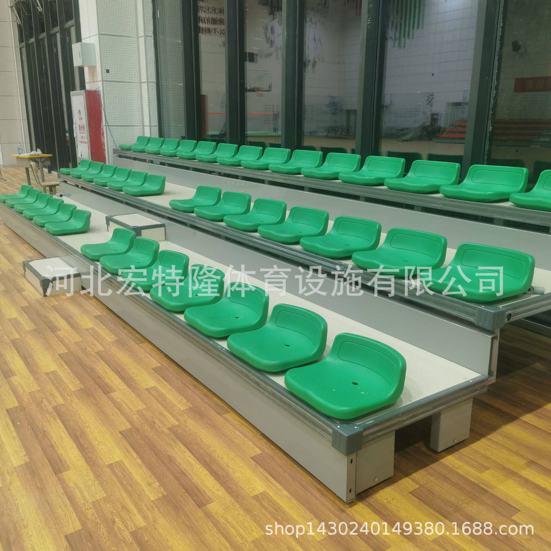 音乐厅活动观众看台 厂家制造 聚乙烯座椅伸缩看台 收缩舞台看台