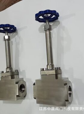 DJ61F-320P不锈钢高压低温截止阀 LO2、LN2、LNG 长轴低温截止阀