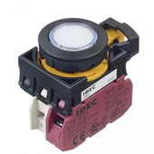 Idec和泉电气带灯平形按钮开关CW1L M1E01Q常闭1NC白色