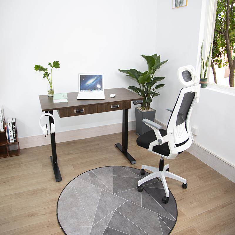 智能自动电动升降桌架办公学习可调节高度单电机双节智能语音升降