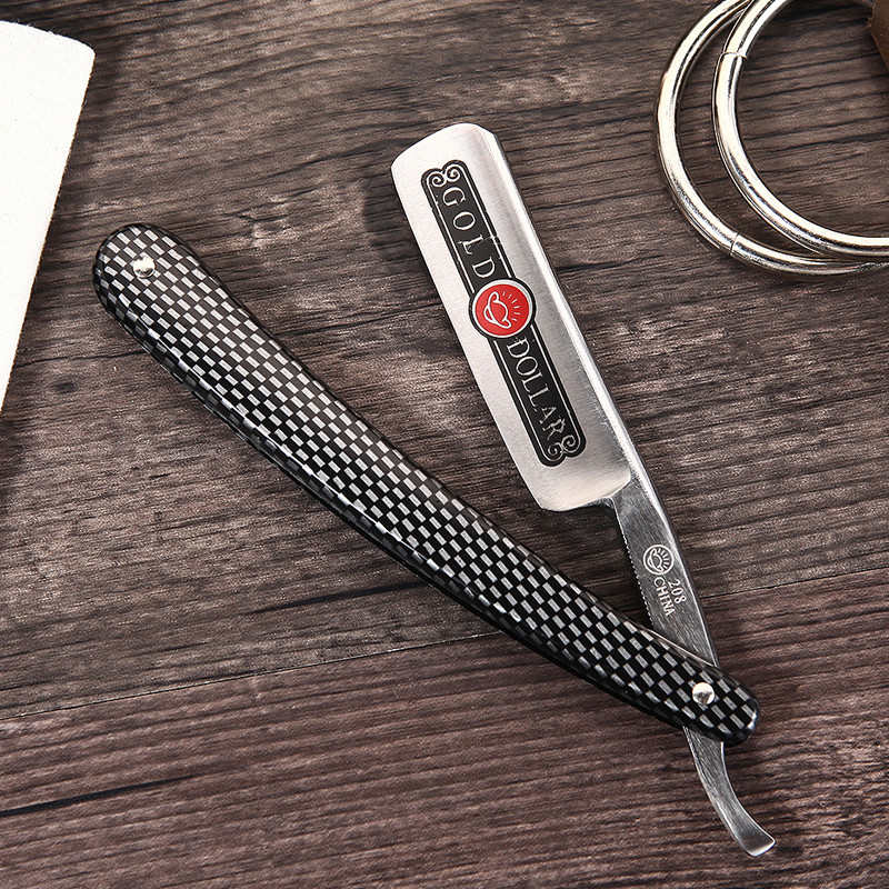 Kingyuan/金元208复古剃刀手动剃刀老式剃刀刮胡刀修脸刀剃头刀