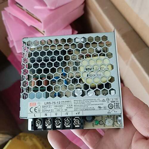 可维修9.8成新LRS-75-12开关电源，12V 6A 75议价