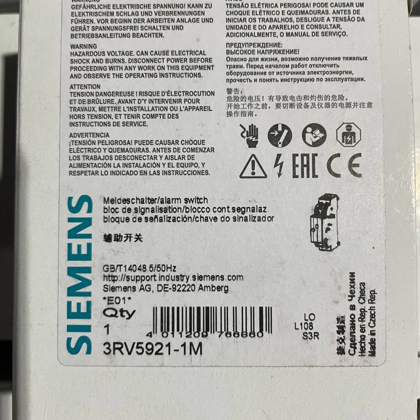 可维修3RV5921-1M 西门子辅助开关,实物图,感兴趣的议价