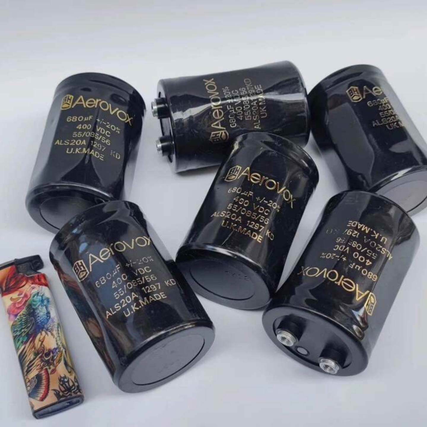 可维修英国原产BHC Aerovox 400v680uf 高压电容议价